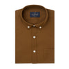 Men Brown Oxford Shirt