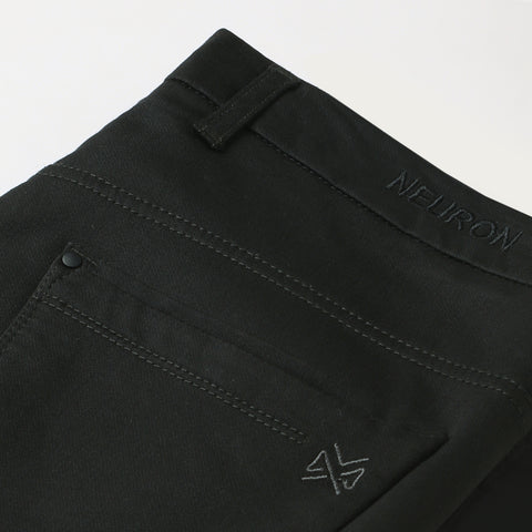 Men Carbon Black Trouser With Patch Pocket