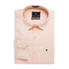 Men's Peach Linen Shirt