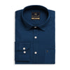 Men's Royal Blue Linen shirt