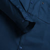 Men French Blue Satin Cotton Shirt