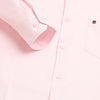 Men Soft Pink Solid Cotton Shirt