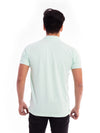 Men's Mint Green Polo Collar T-shirt.