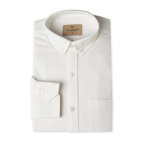 Men White Oxford Shirt