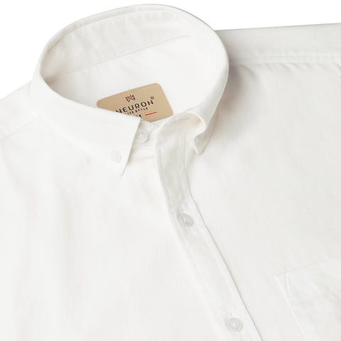 Men White Oxford Shirt