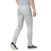 Men Ice Blue Trouser With Patch Pocket