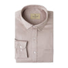 Men Pastel Grey Satin Cotton Shirt
