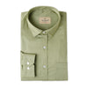 Men Green Satin Cotton Shirt