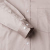 Men Pastel Grey Satin Cotton Shirt