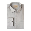 Men Light Grey Satin Cotton Shirt