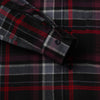 Men Red Line & Black Checked Flannel Shirt