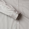 Men Light Grey Satin Cotton Shirt