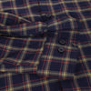 Men Brown And Navy Checked Casual Shirt